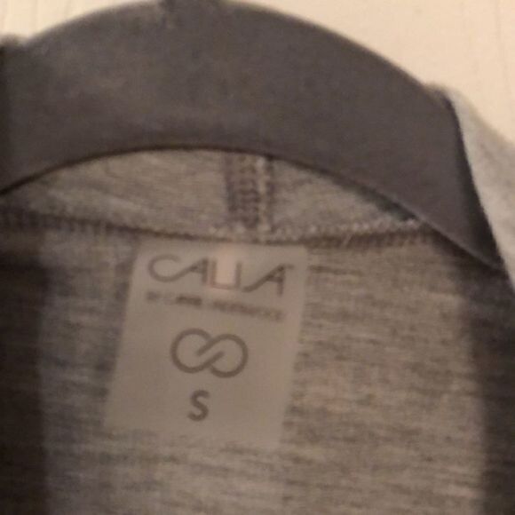 Adorable Calia Athletic Grey Hooded Cardigan Small Excellent Condition - Picture 6 of 6